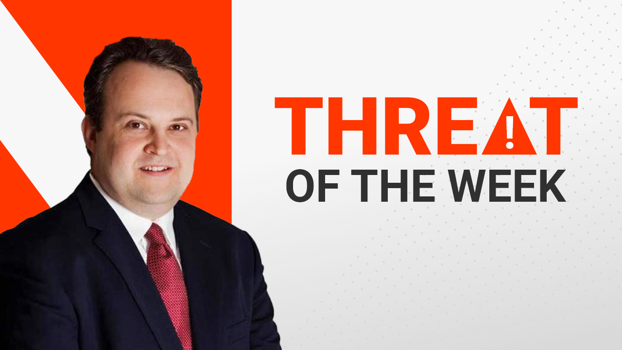 Threat of the week series with John Bambenek on the cover